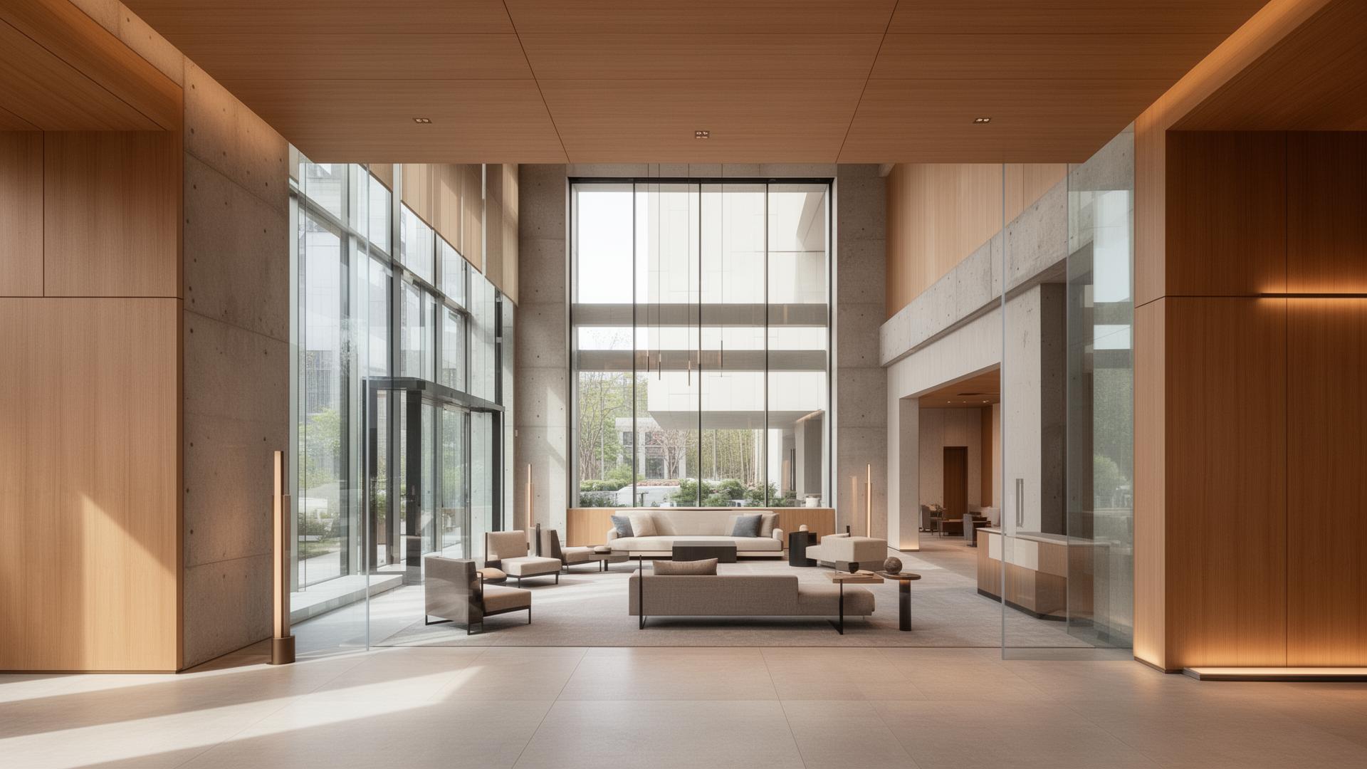 Kaasaegne arhitektuurne interjöör