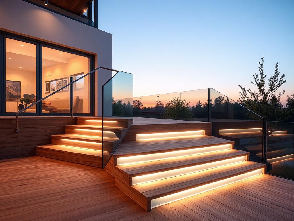 Terrassid treppide ja piiretega