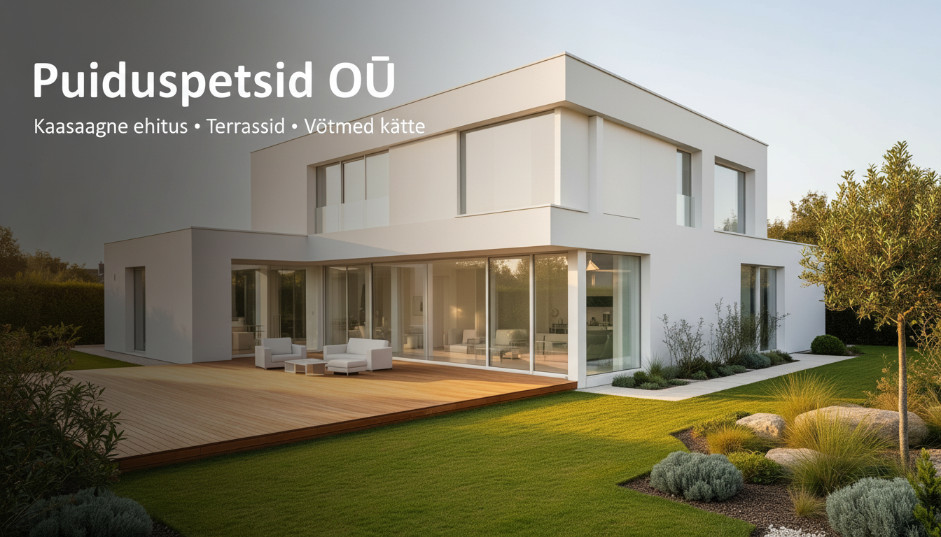 Puiduspetsid OÜ | Kaasaegne ehitus, võtmed kätte